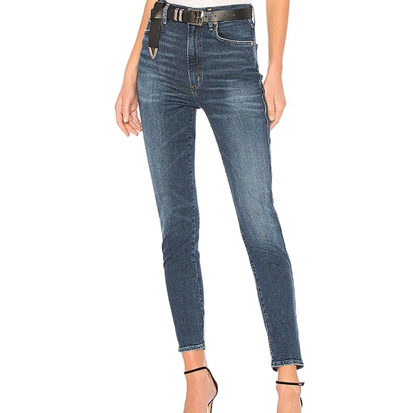 Agolde Denim - AGOLDE Roxanne Super High Rise Skinny Jean Freeway Wash SZ 26 Style# 8051 B-812